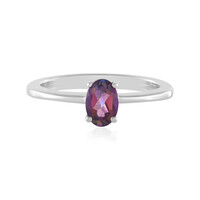Anello in argento con Topazio Mistico Porpora