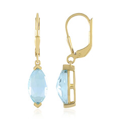 Orecchini in argento con Topazio Blu Cielo (KM by Juwelo)
