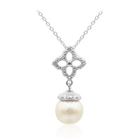 Collana in argento con Perla di Acqua Dolce
