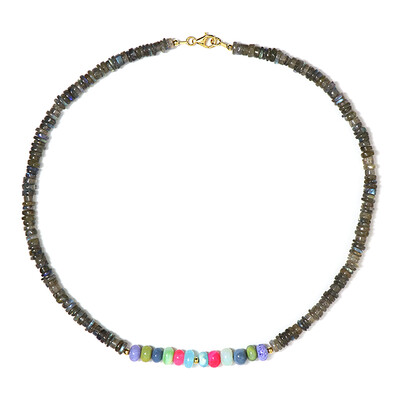 Collana in argento con Opale dell'Etiopia