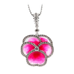 Collana in argento con Zircone (Dallas Prince Designs)