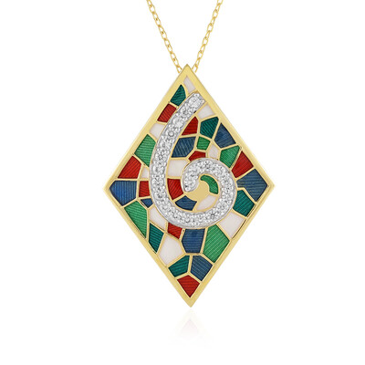 Collana in argento con Zircone (Adela Silber)