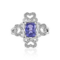 Anello in argento con Tanzanite