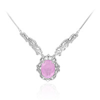 Collana in argento con Quarzo Lilla