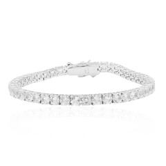 Bracciale in argento con Topazio Bianco