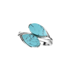 Anello in argento con Turchese