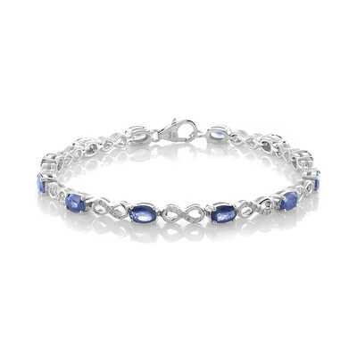 Bracciale in argento con Zaffiro Blu