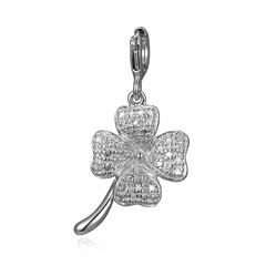 Ciondolo in argento con Diamante I3 (I)