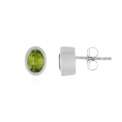 Orecchini in argento con Peridoto