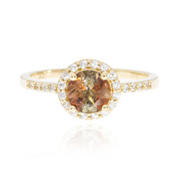 Anello in oro con Andalusite