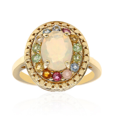 Anello in argento con Opale di Welo