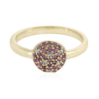 Anello in oro con Zaffiro Rosa