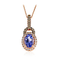 Collana in oro con Tanzanite AAA