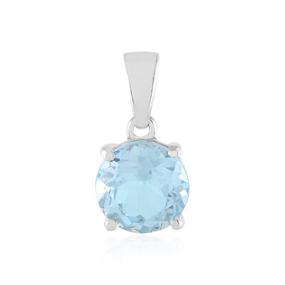 Ciondolo in argento con Topazio Blu Cielo