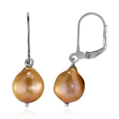 Orecchini in argento con Perla di Acqua Dolce (TPC)