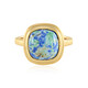 Anello in argento con Azzurrite (MONOSONO COLLECTION)