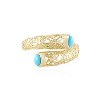 Anello in oro con Turchese Sleeping Beauty (Ornaments by de Melo)