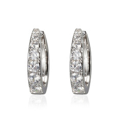 Orecchini in argento con Zircone