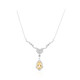 Collana in argento con Citrino