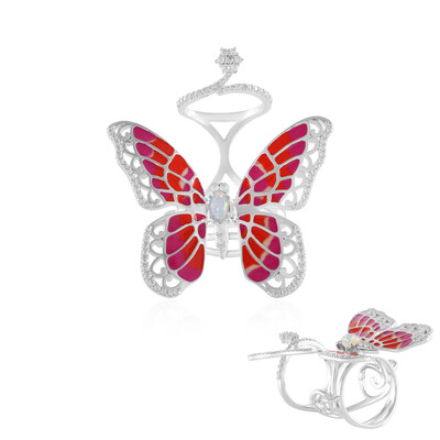 Anello in argento con Opale di Welo (Dallas Prince Designs)