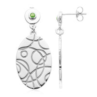 Orecchini in argento con Tsavorite