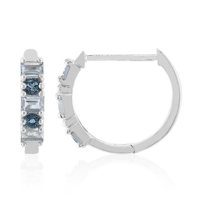 Orecchini in argento con Topazio Blu Cielo