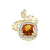 Anello in oro con Citrino Madeira (Ornaments by de Melo)
