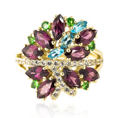 Anello in oro con Rodolite (Adela Gold)