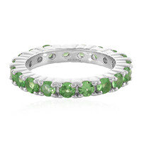 Anello in argento con Tsavorite