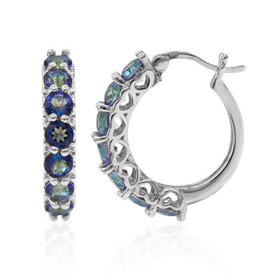 Orecchini in argento con Quarzo Mistico Blu