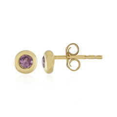 Orecchini in argento con Zaffiro Rosa