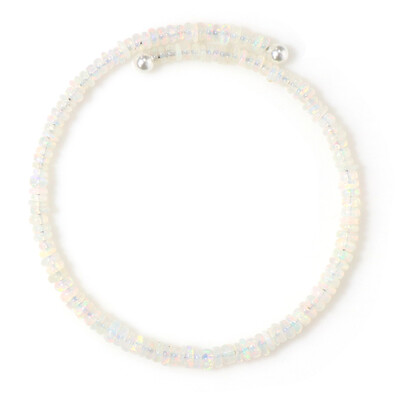 Bracciale in acciaio con Opale di Welo (Riya)