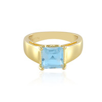 Anello in argento con Topazio Blu Cielo