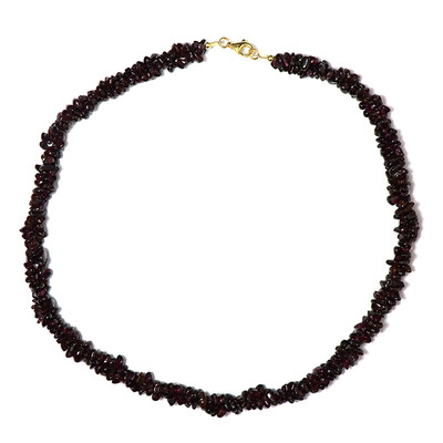 Collana in argento con Granato Mozambico
