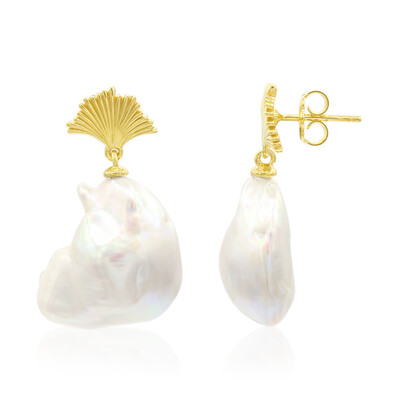 Orecchini in argento con Perla di Acqua Dolce (TPC)
