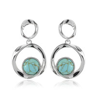 Orecchini in argento con Turchese