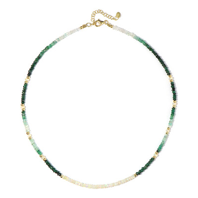 Collana in argento con Smeraldo Brasiliano