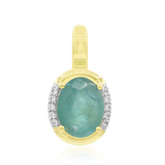 Ciondolo in oro con Grandidierite