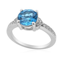 Anello in argento con Topazio Marambaia