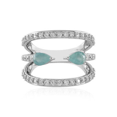 Anello in argento con Grandidierite