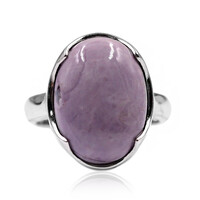 Anello in argento con Fluorite opalizzata