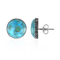 Orecchini in argento con Turchese Kingman Mohave Blu (Art of Nature)