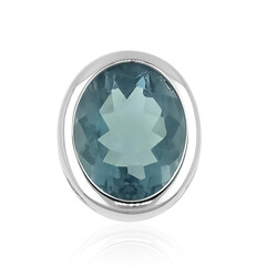 Ciondolo in argento con Fluorite Verde