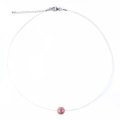 Collana con Rodocrosite