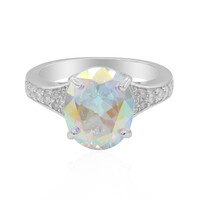 Anello in argento con Topazio Moonlight