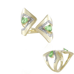 Anello in oro con Tsavorite (de Melo)
