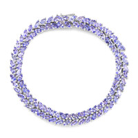 Bracciale in argento con Tanzanite