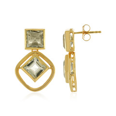 Orecchini in argento con Ametista Verde