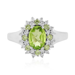 Anello in argento con Peridoto