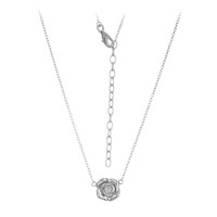 Collana in argento con Topazio Bianco